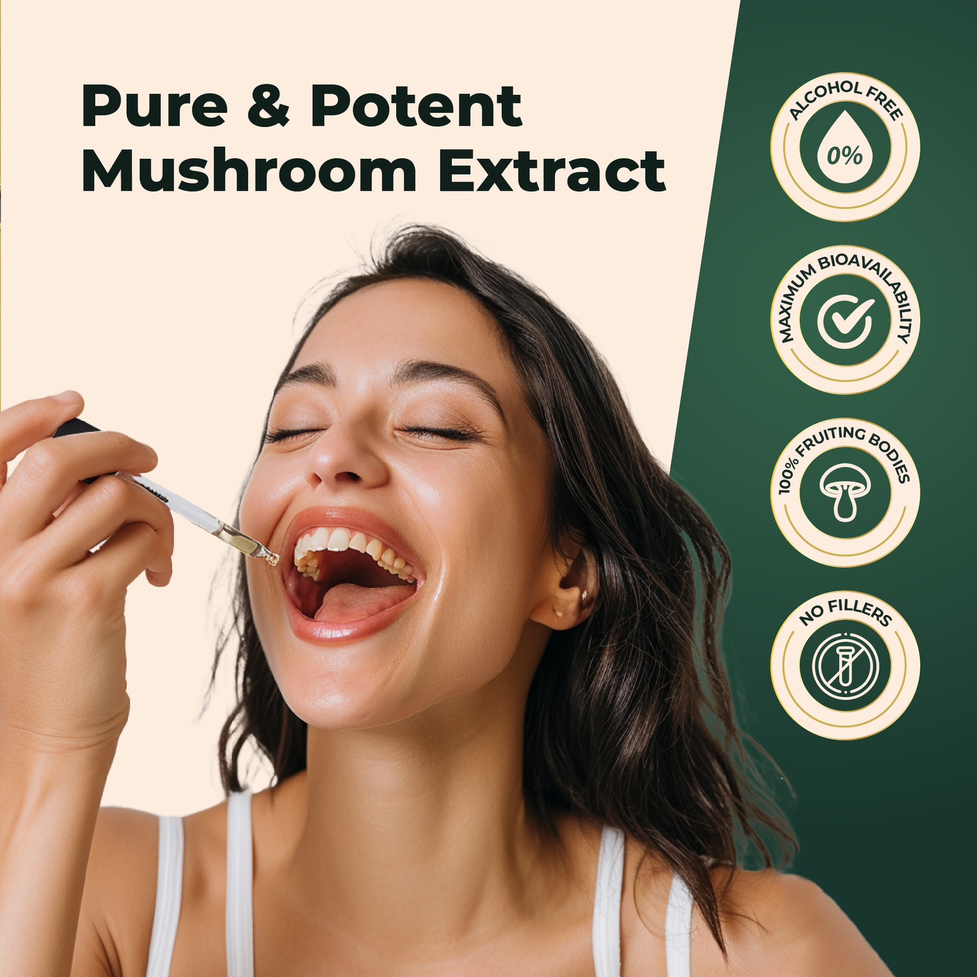Pure & Potent Mushroom Extract