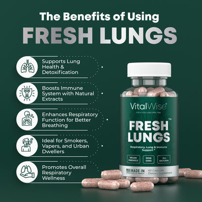 VitalWise | Cápsulas respiratorias naturales - Paquete de 3