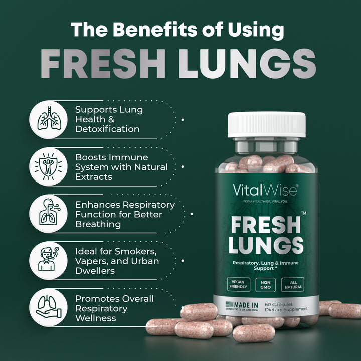 Fresh Lungs ™ - Lung Detox Supplement - 3 Pack Bundle