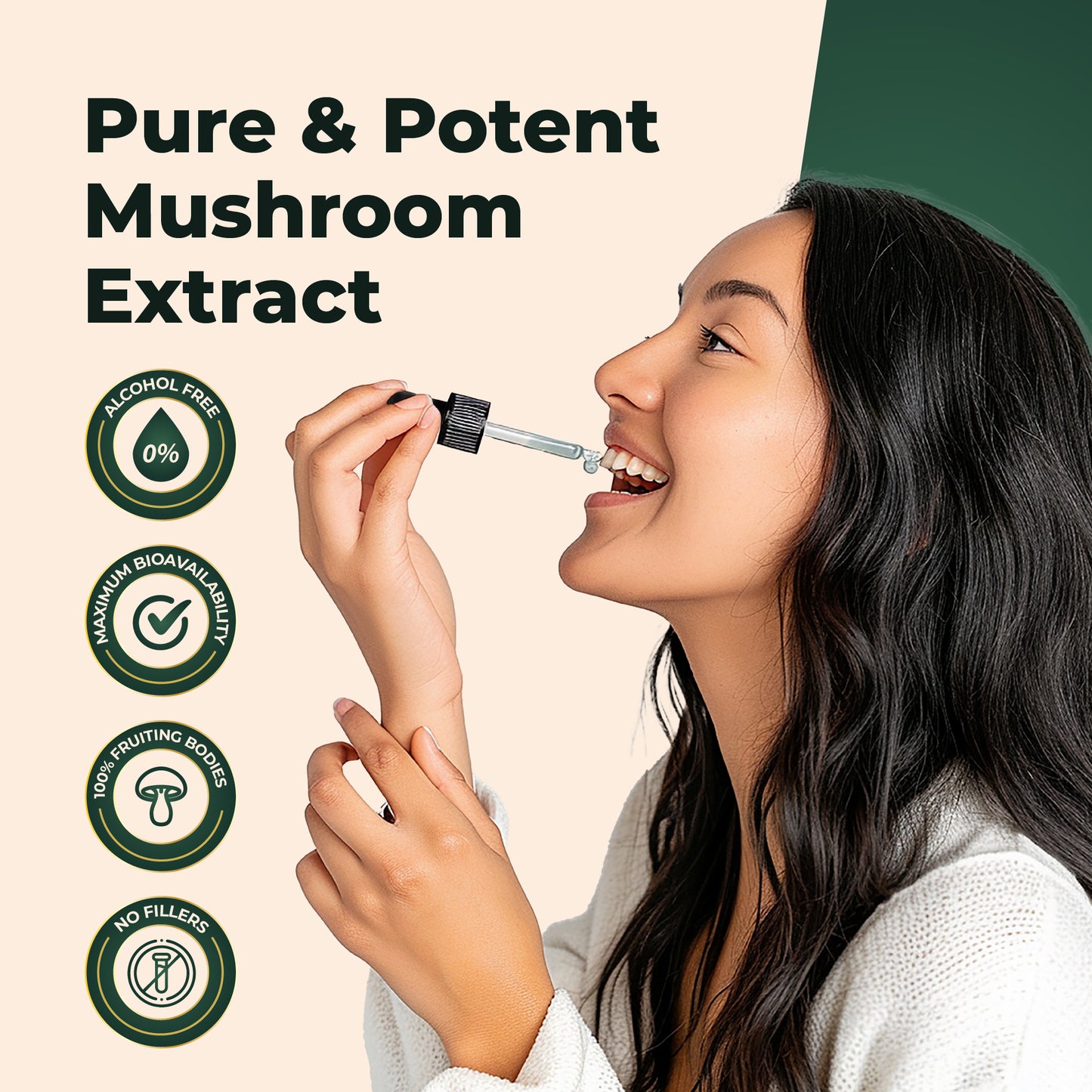 Pure & Potent Mushroom Extract