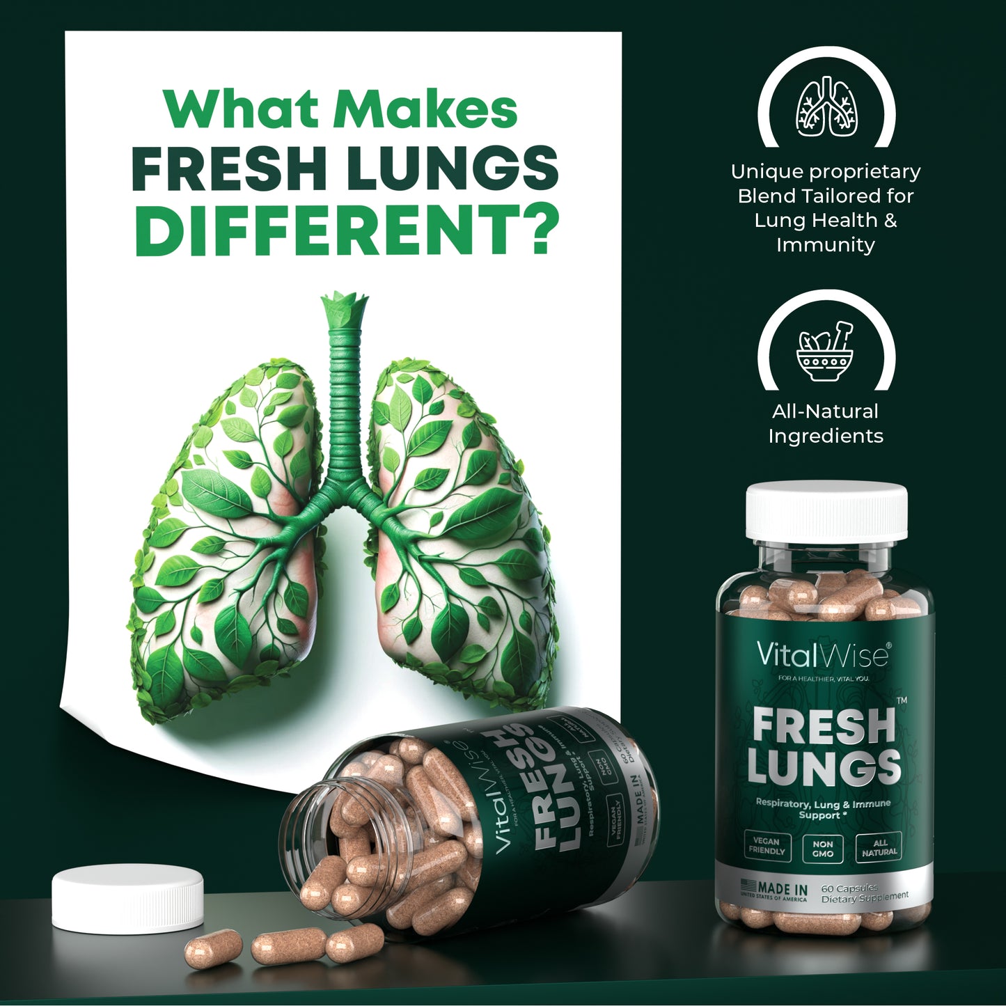 Fresh Lungs ™ - Lung Detox Supplement